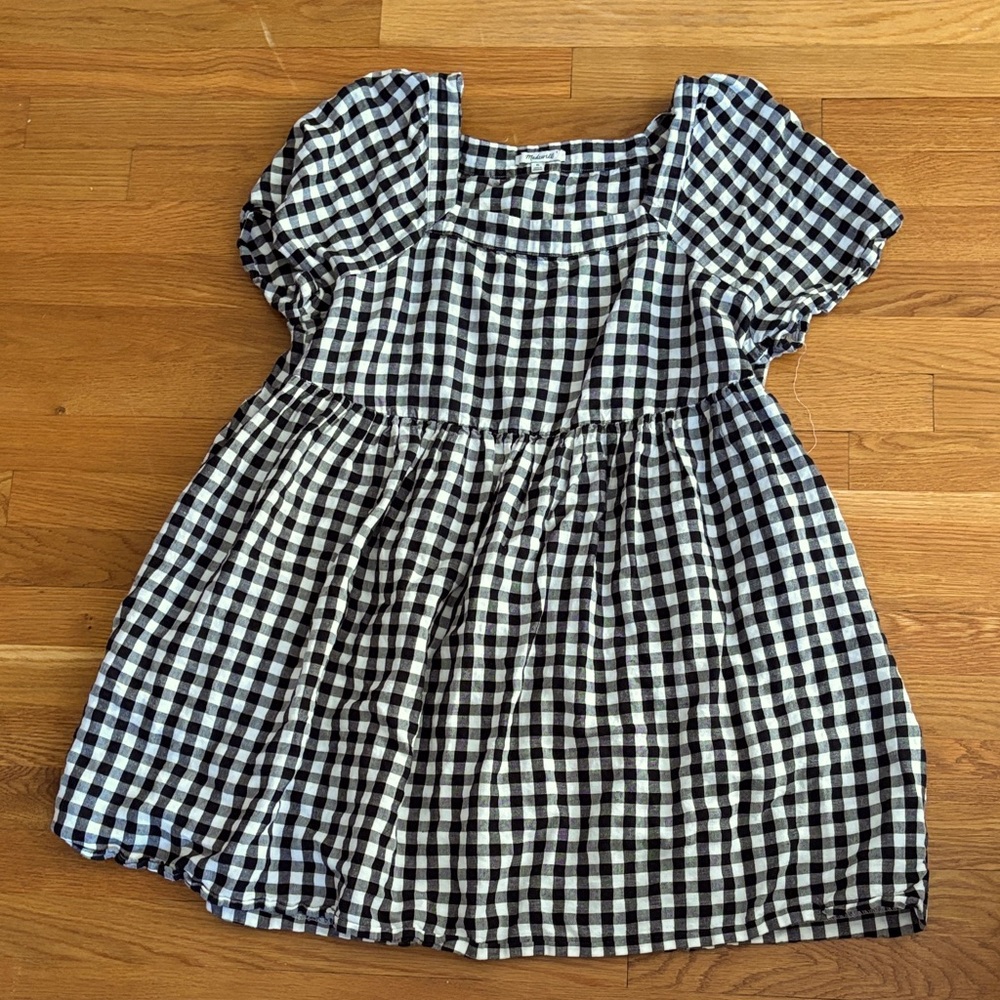 Madewell Checkered Dress